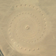 Illustration for article titled What the hell is this weird alien looking spiral in the desert?